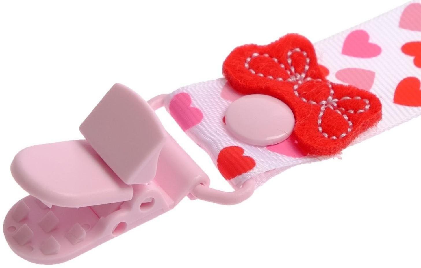 Держатель для пустышки, ниблера «Любимая дочка» на ленте