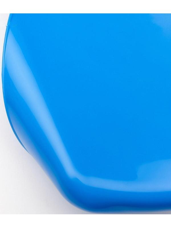 Нагрудник для кормления пластиковый с карманом, цвет сининй