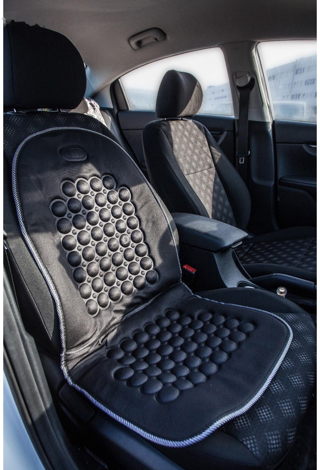 Накидка-массажер на сиденье, черный