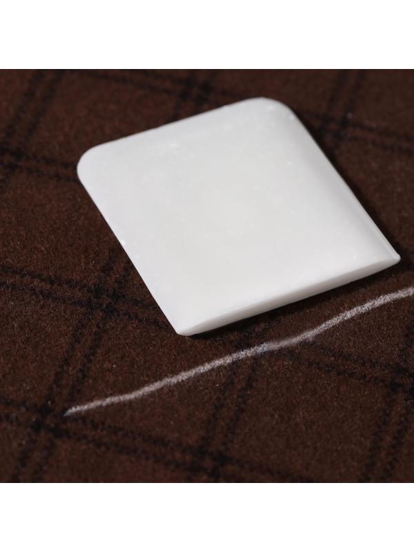 Мыло портновское, исчезающее, 4 × 4 см, 50 шт, цвет белый