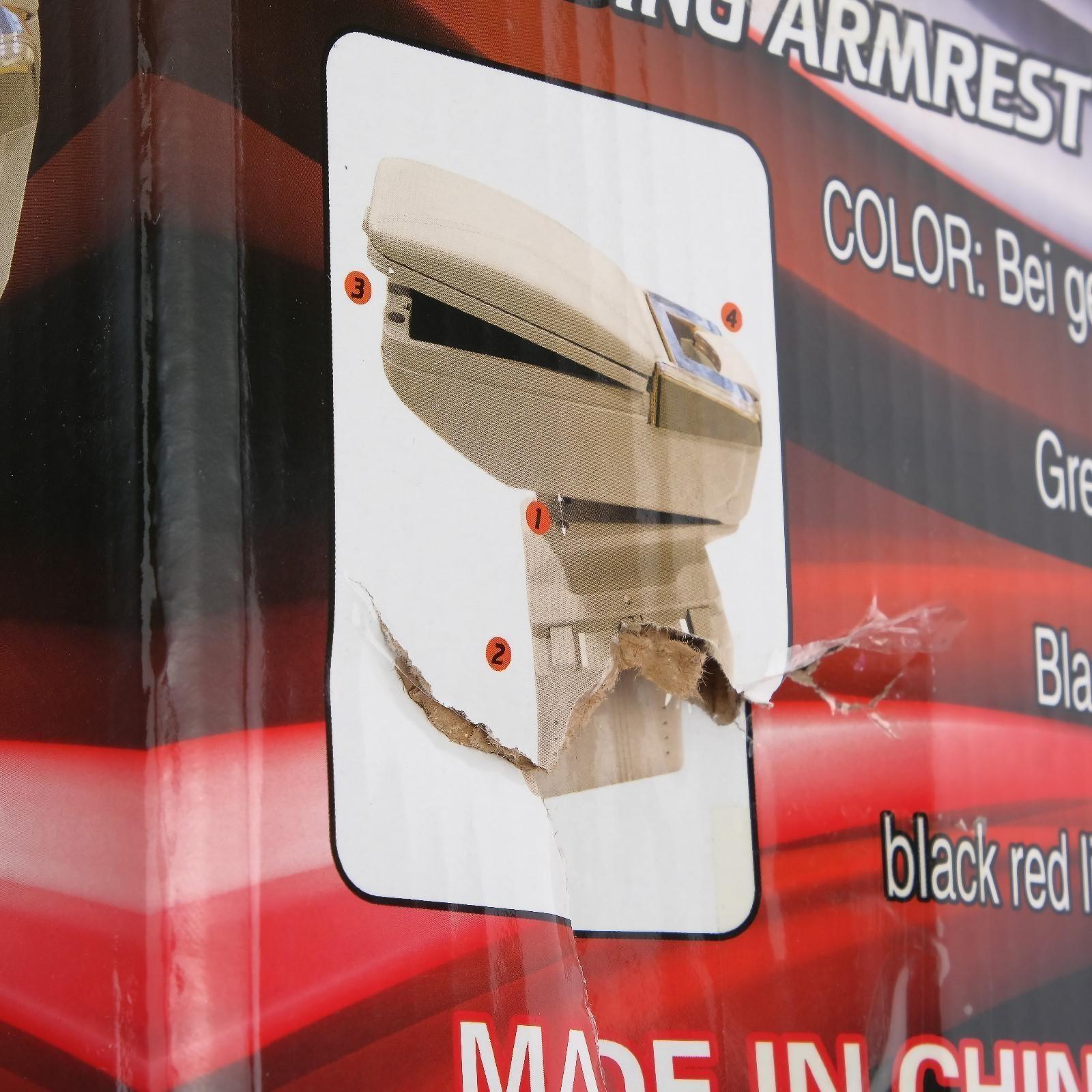 Подлокотник универсальный с пепельницей и подставкой подстаканником, черный,