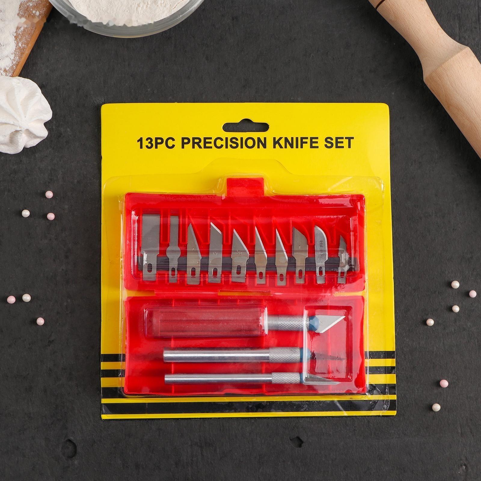 Набор кондитерских инструментов для моделирования, 13 предметов цвет МИКС