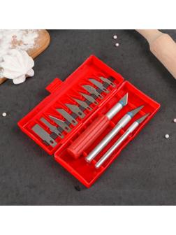 Набор кондитерских инструментов для моделирования, 13 предметов цвет МИКС