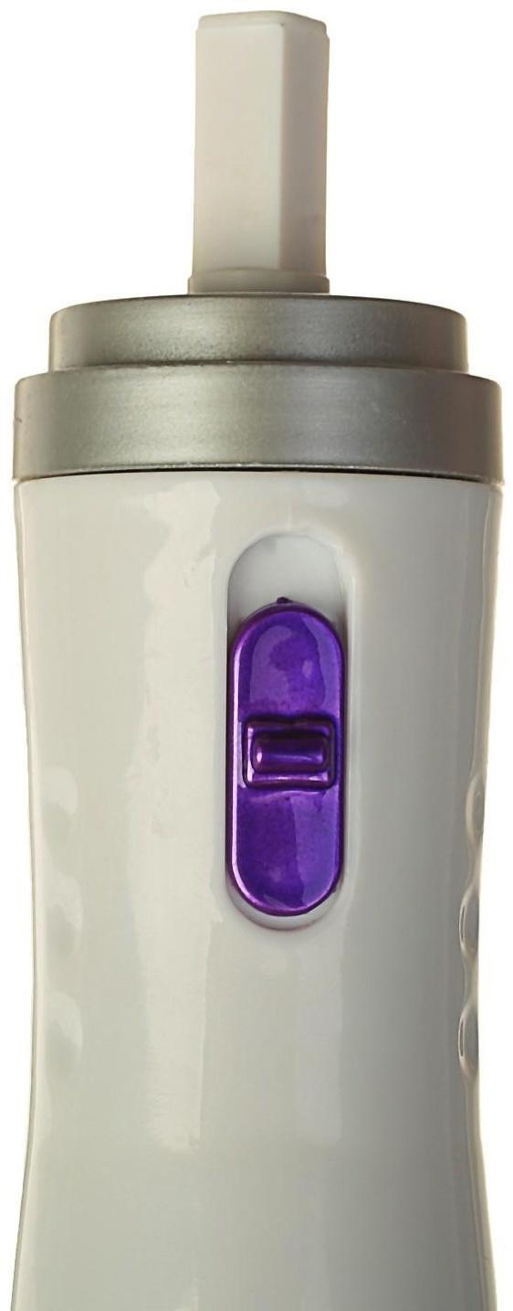 Аппарат для полировки ногтей Luazon LMM-007, 6 насадок, 2xАА (не в комплекте), белый