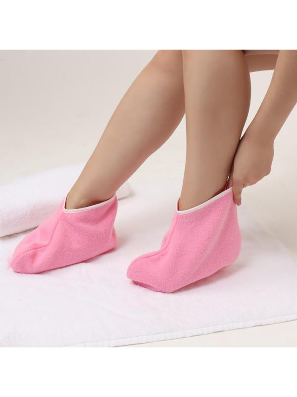 Носочки для парафинотерапии, цвет розовый