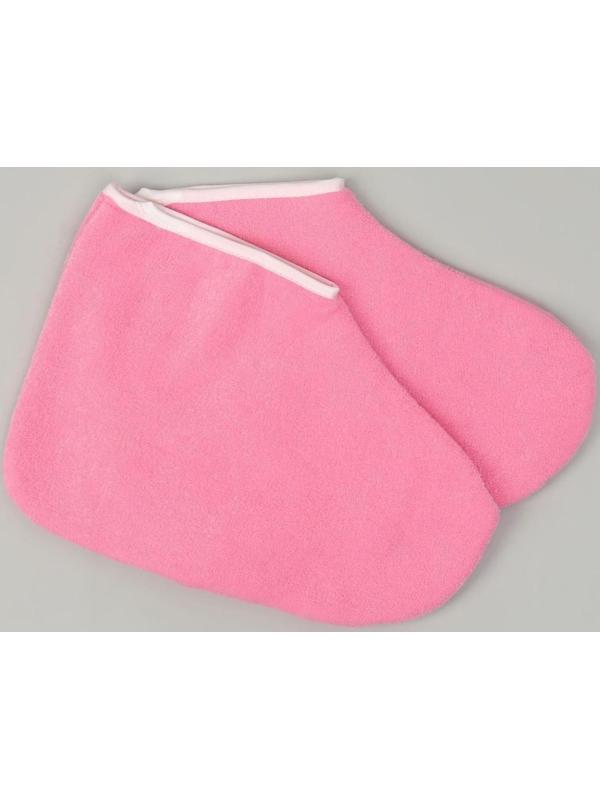Носочки для парафинотерапии, цвет розовый