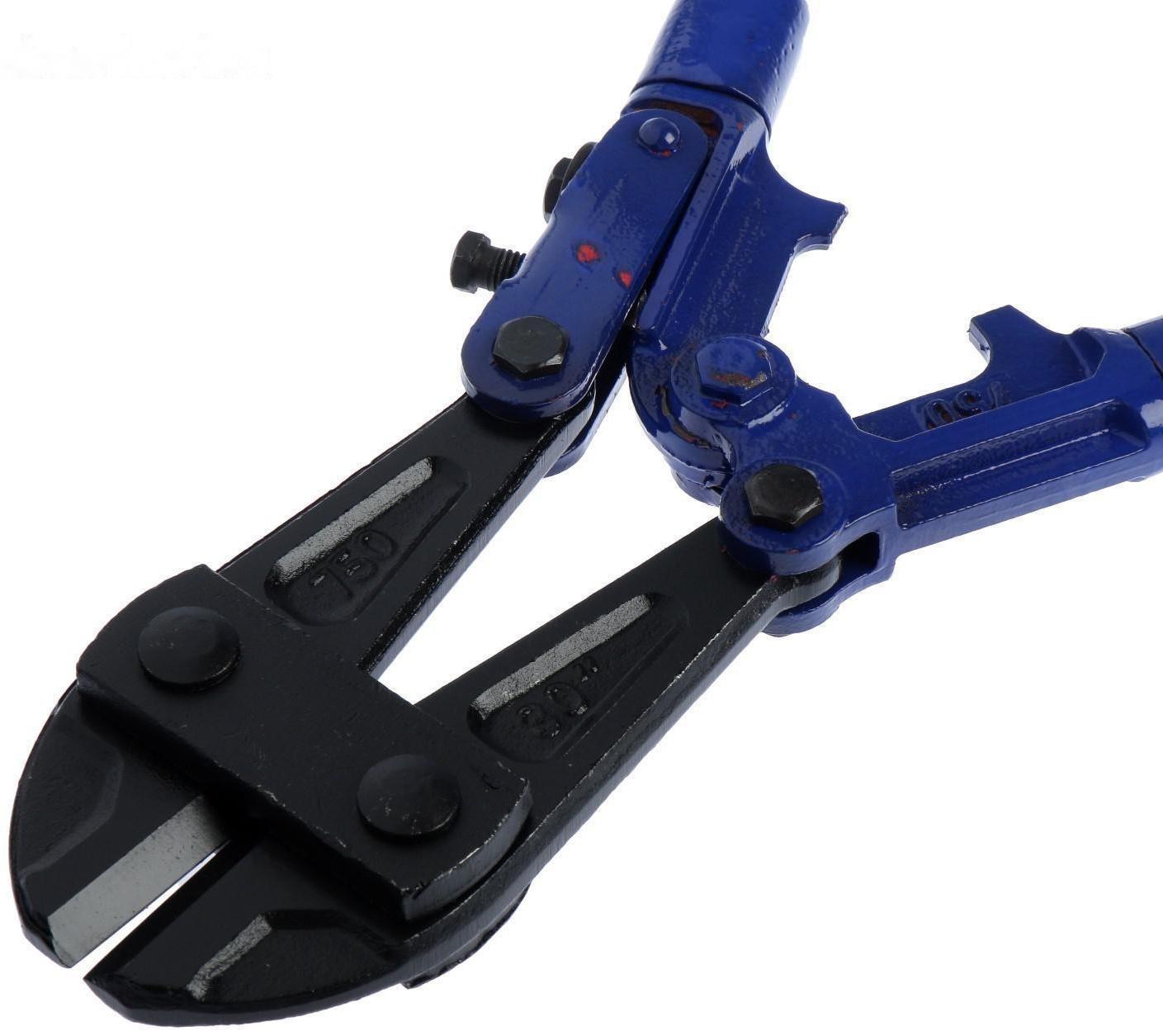 Болторез ТУНДРА, обрезиненные рукоятки, болты до 10 мм, проволока до 13 мм, 750 мм