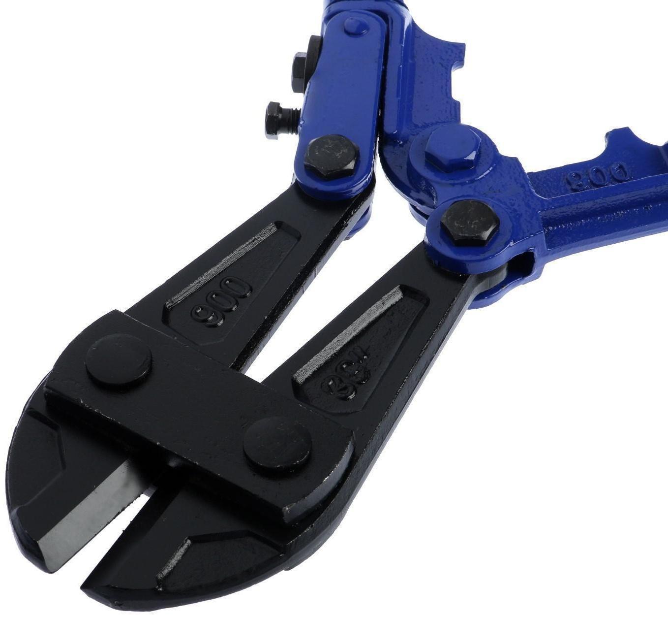 Болторез ТУНДРА, обрезиненные рукоятки, болты до 11 мм, проволока до 16 мм, 900 мм