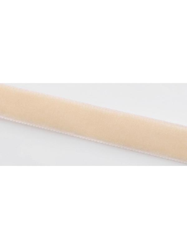 Лента бархатная, 10 мм, 18 ± 1 м, цвет молочный №04
