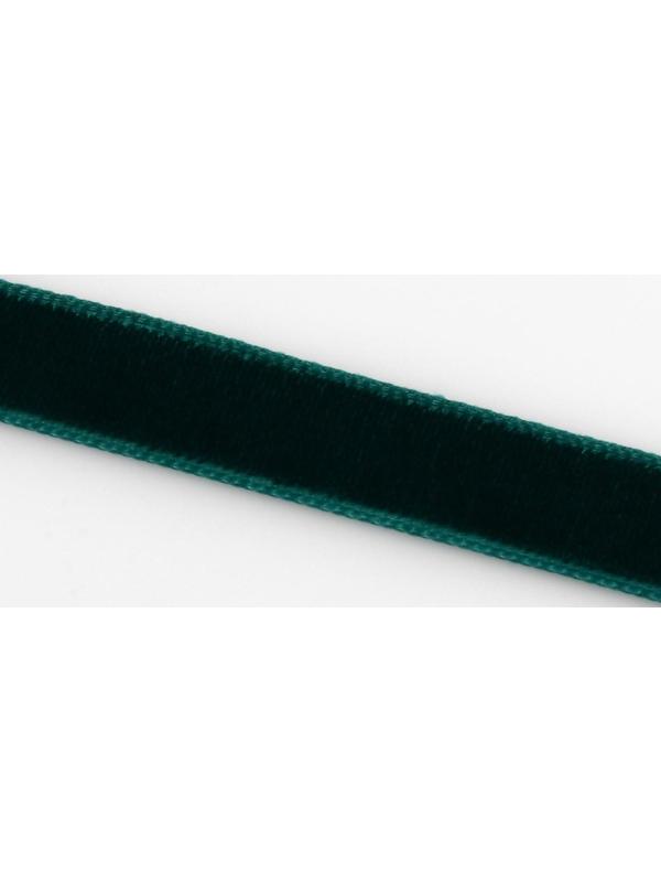 Лента бархатная, 10 мм, 18 ± 1 м, цвет изумрудный №34