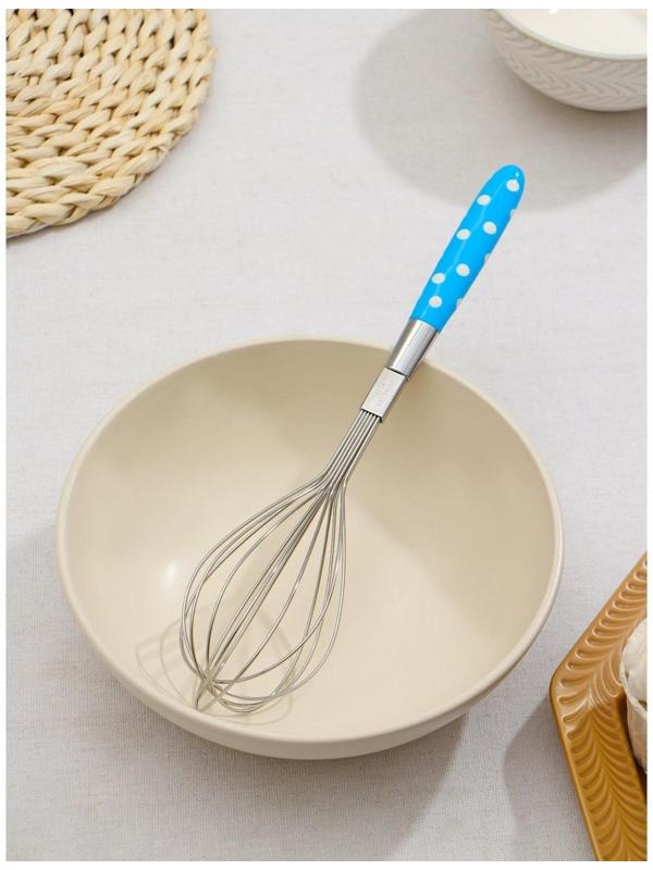 Венчик для взбивания Доляна «Горох», 26 см, цвет МИКС