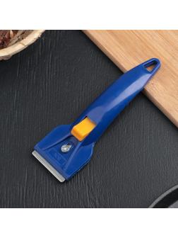 Скребок для стеклокерамики Доляна «Базис», 16 см, цвет МИКС