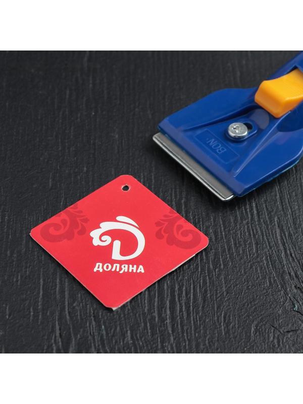 Скребок для стеклокерамики Доляна «Базис», 16 см, цвет МИКС