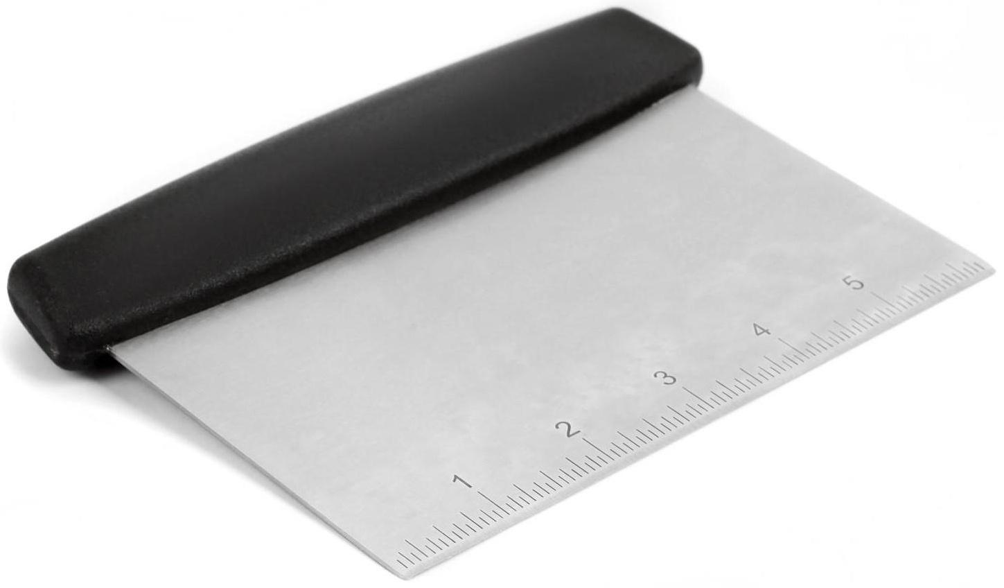 Шпатель кондитерский с размерной линейкой, 16×12 см, цвет МИКС