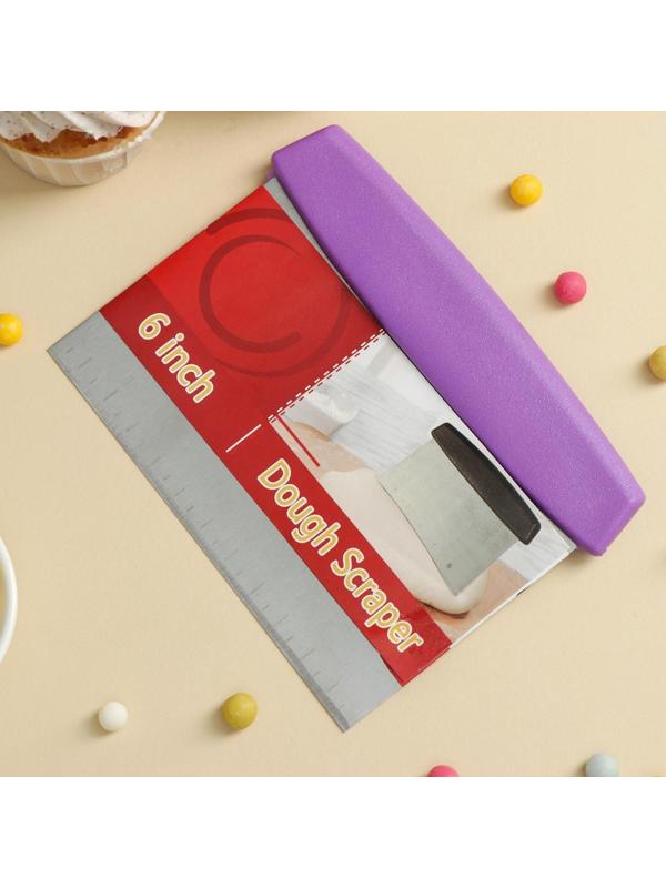 Шпатель кондитерский с размерной линейкой, 16×12 см, цвет МИКС