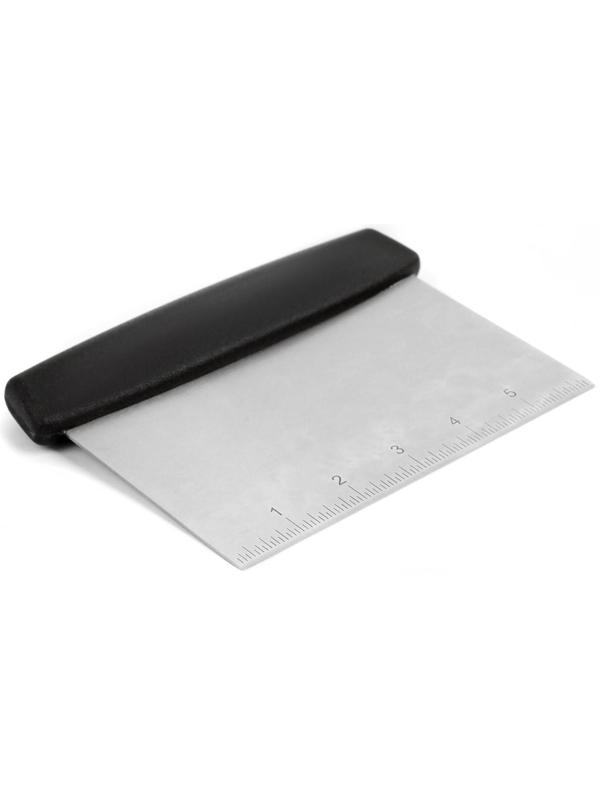 Шпатель кондитерский с размерной линейкой, 16×12 см, цвет МИКС