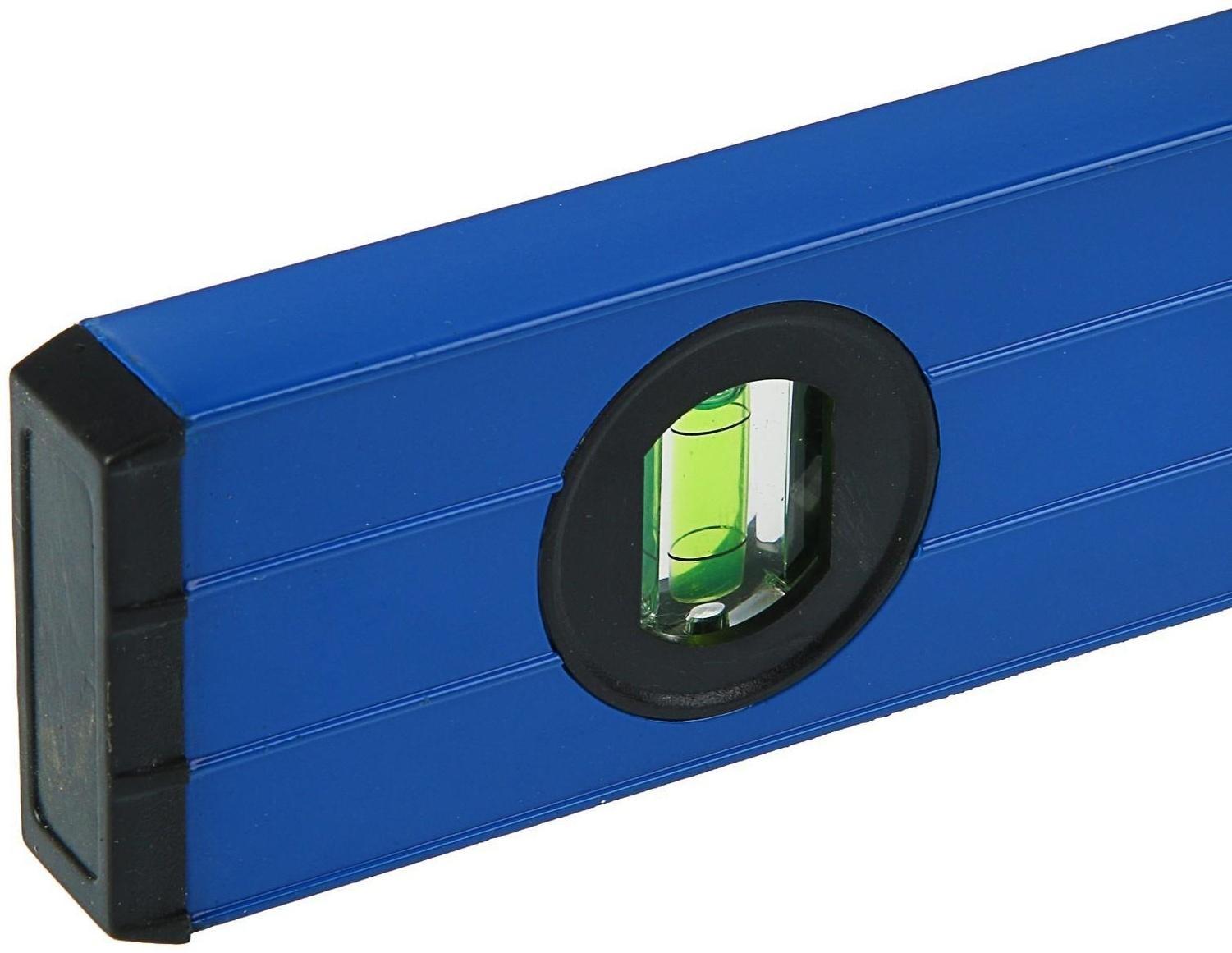 Уровень алюминиевый ТУНДРА, 3 глазка (1 поворотный глазок), 1200 мм