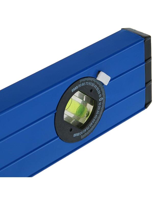 Уровень алюминиевый ТУНДРА, 3 глазка (1 поворотный глазок), 1200 мм