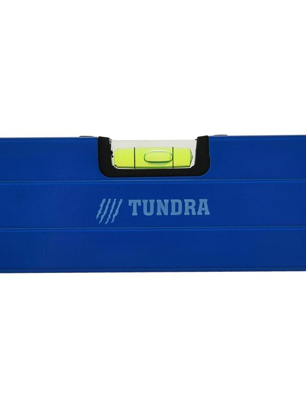 Уровень алюминиевый ТУНДРА, 3 глазка (1 поворотный глазок), 1200 мм