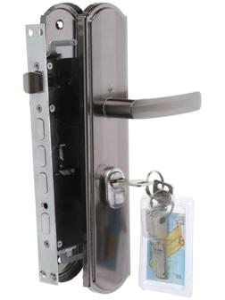 Комплект замка для китайской двери R2R, с ц/м, с ручками, правый