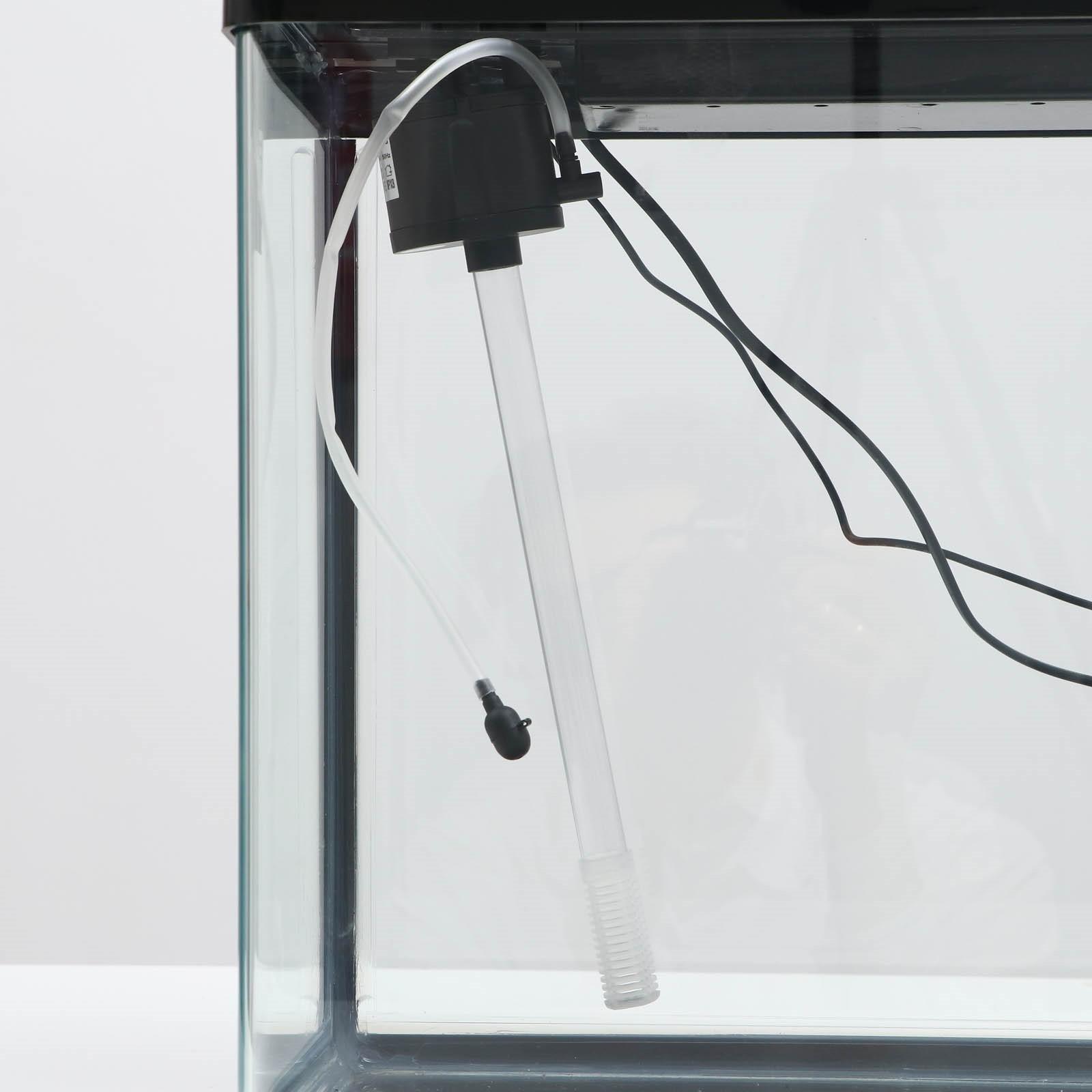 Аквариум SeaStar LS-380F в комплекте:  LED-лампа, фильт, 30 л, черный