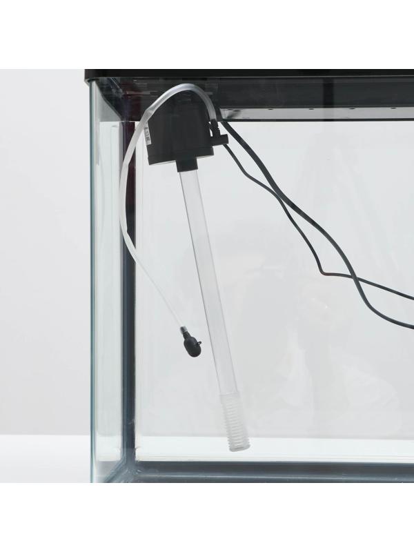 Аквариум SeaStar LS-380F в комплекте:  LED-лампа, фильт, 30 л, черный