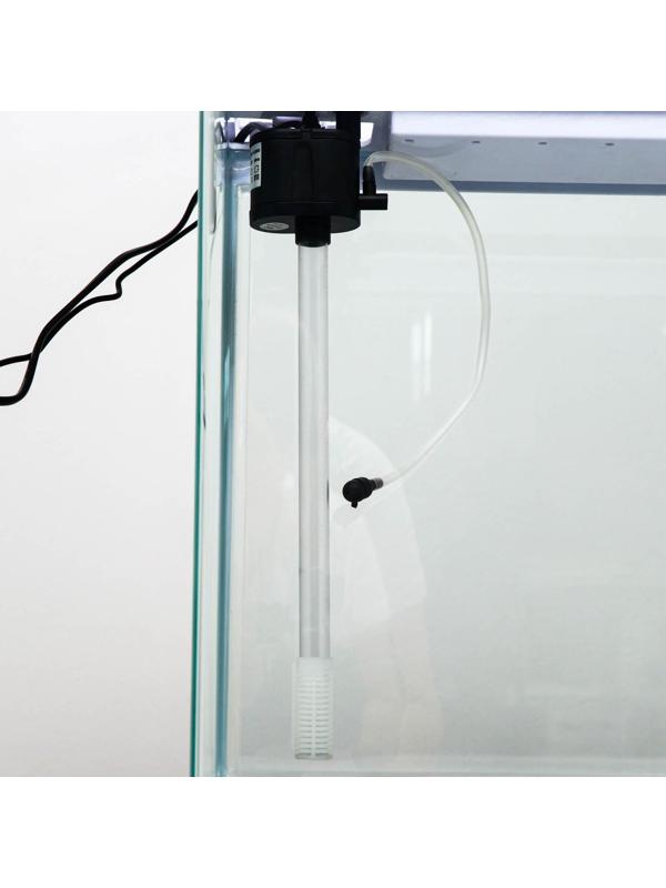 Аквариум SeaStar LS-380F в комплекте:  LED-лампа, фильт, 30 л, белый