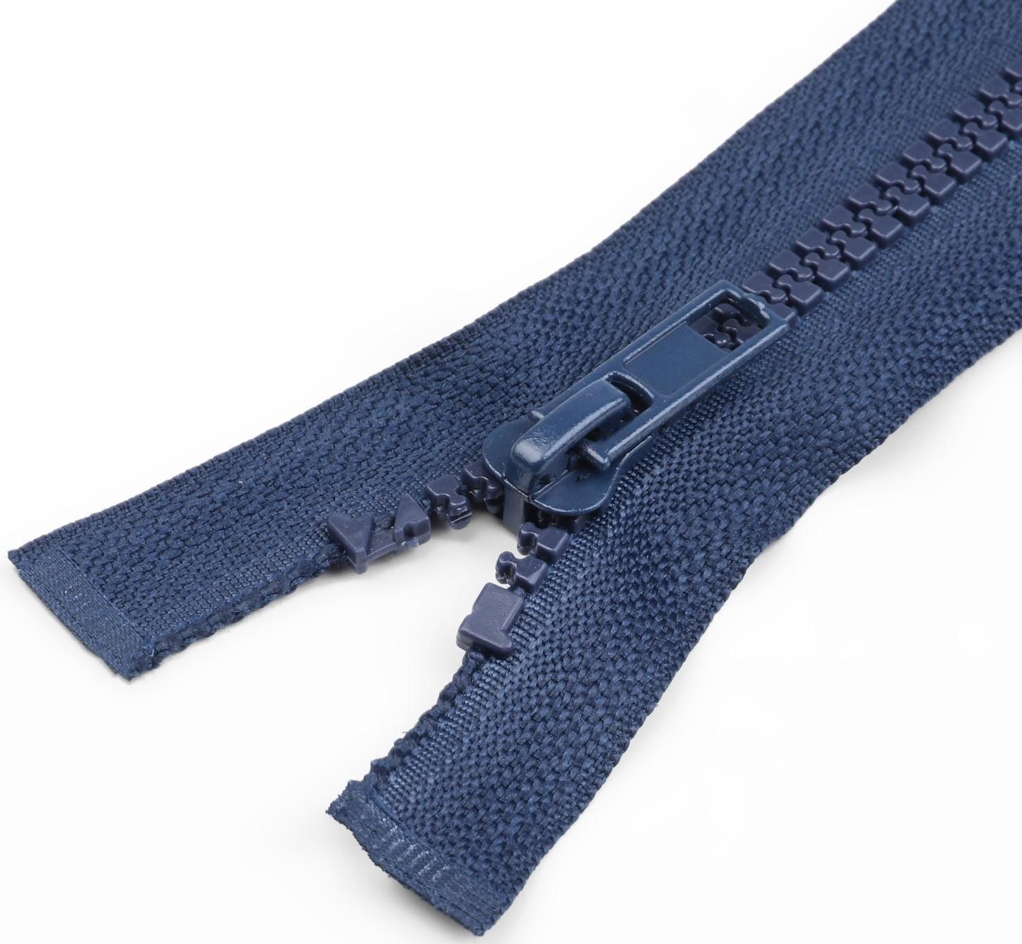Молния разъёмная «Трактор», №5, замок автомат, 40 см, цвет тёмно-синий