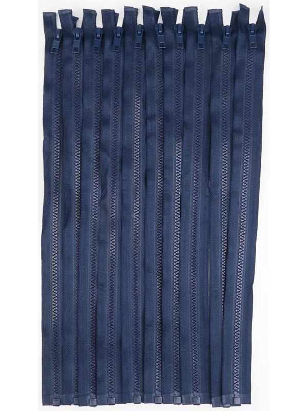 Молния разъёмная «Трактор», №5, замок автомат, 40 см, цвет тёмно-синий