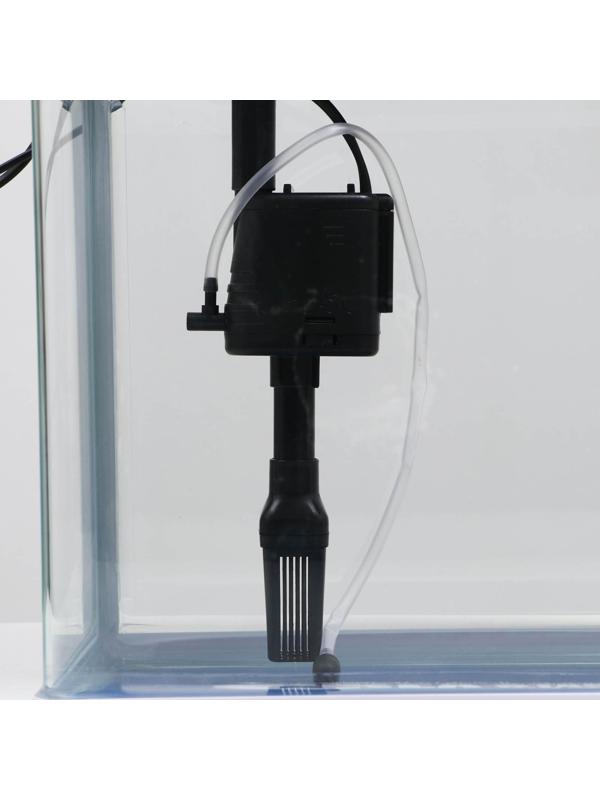 Аквариум SeaStar HX-318F в комплекте: LED-лампа 7 режимов, фильтр, 18 л, белый