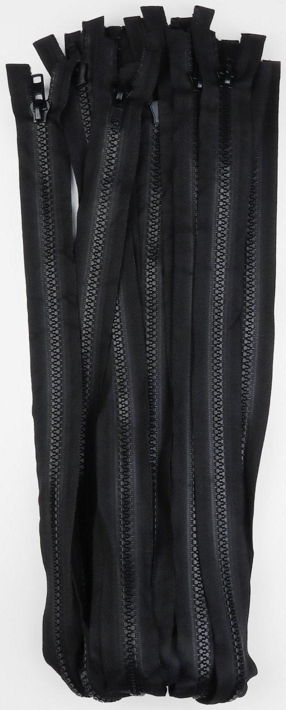 Молния разъёмная «Трактор», №5, замок автомат, 70 см, цвет чёрный