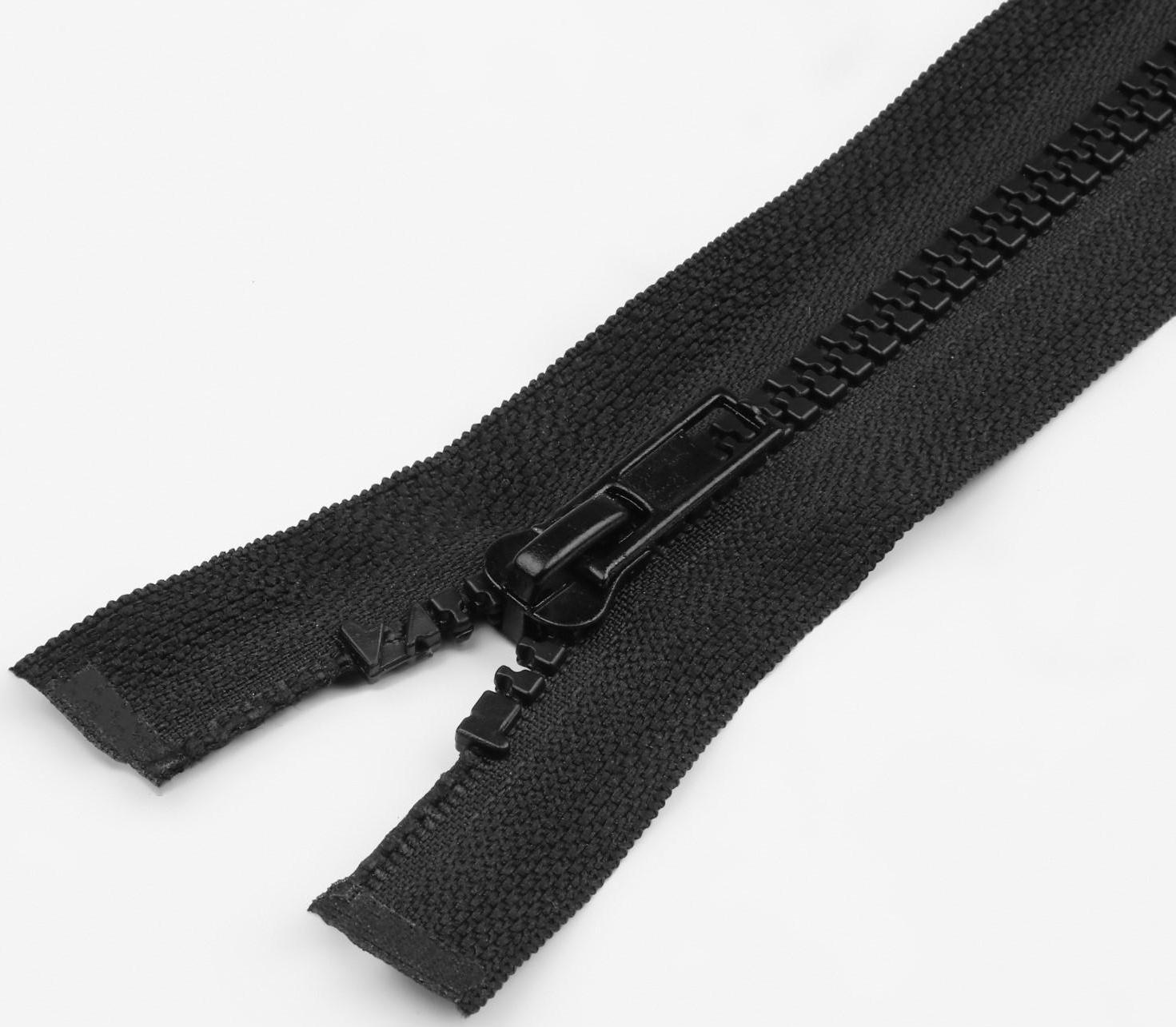 Молния разъёмная «Трактор», №5, замок автомат, 80 см, цвет чёрный