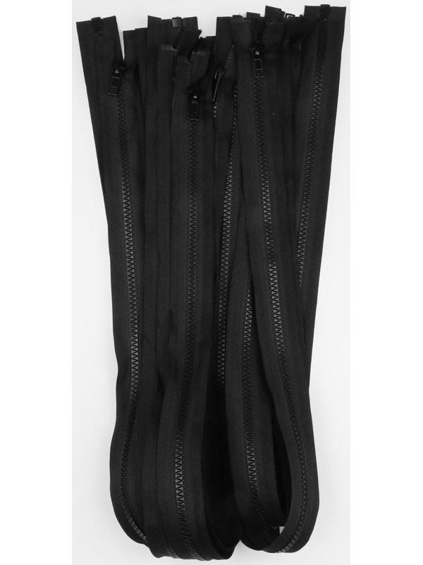 Молния разъёмная «Трактор», №5, замок автомат, 80 см, цвет чёрный