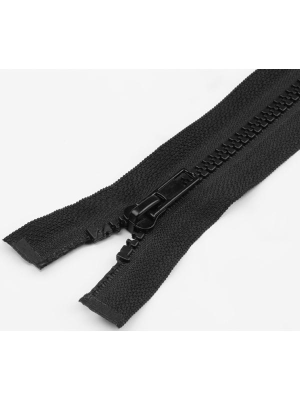 Молния разъёмная «Трактор», №5, замок автомат, 80 см, цвет чёрный