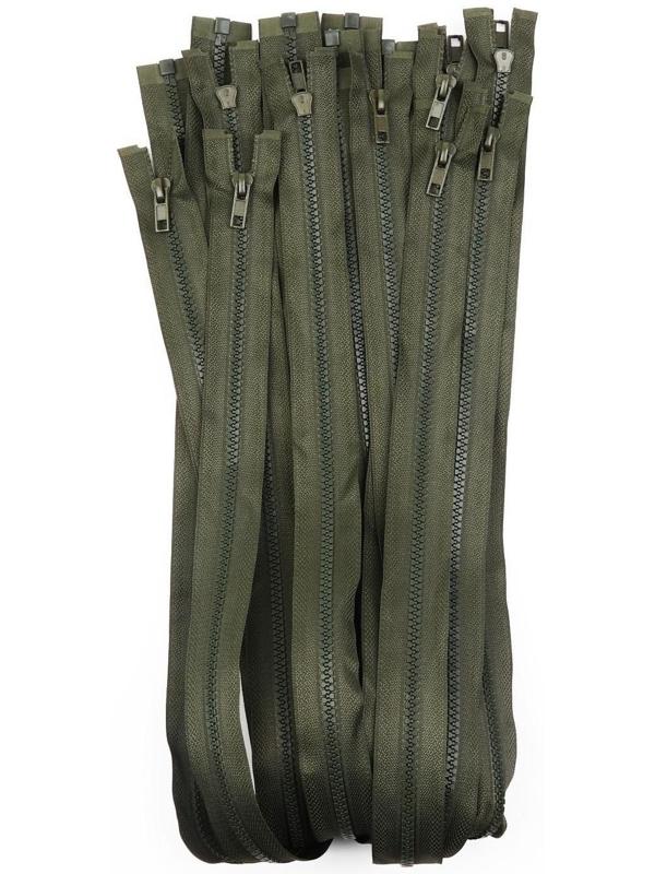 Молния разъёмная «Трактор», №5, замок автомат, 80 см, цвет хаки