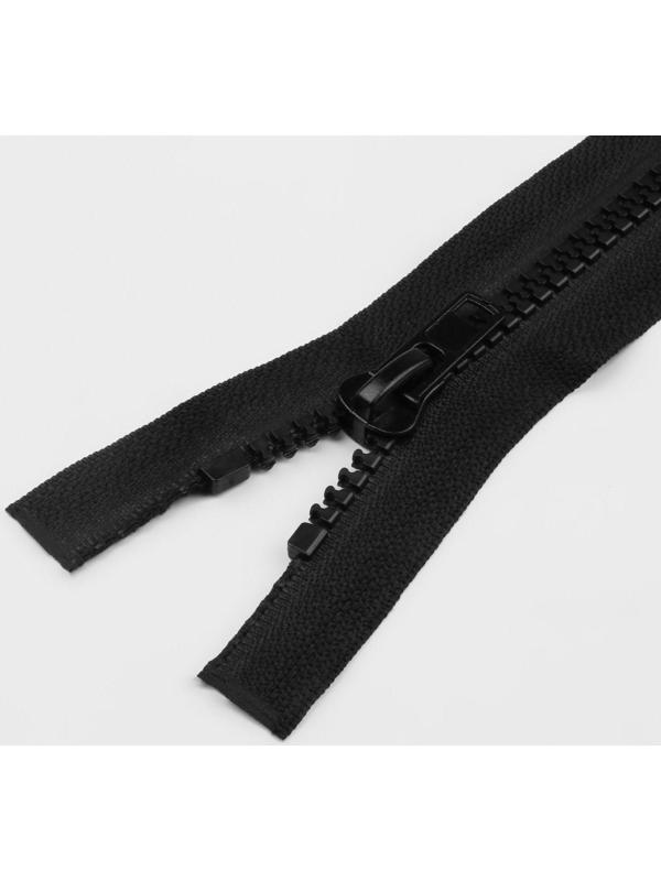 Молния разъёмная «Трактор», №5, замок автомат, 90 см, цвет чёрный