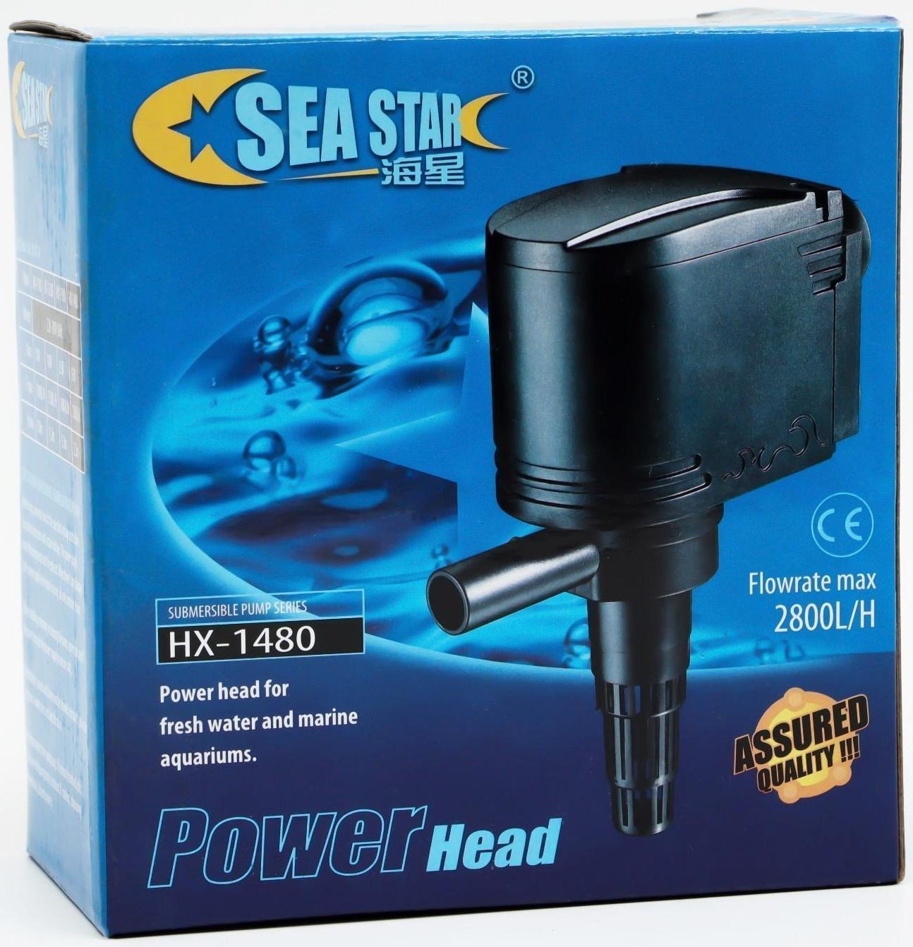Помпа аквариумная Sea Star HX-1480, 2800 л/ч, 35 Вт, высота подъема 2,2 м