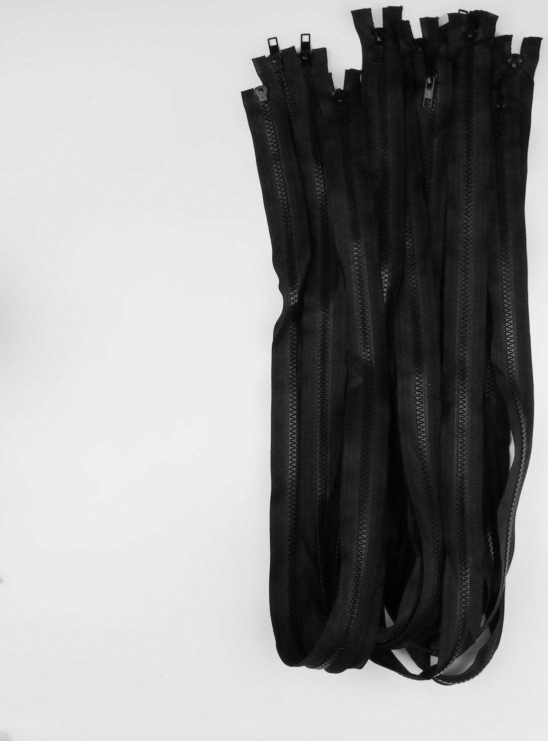 Молния разъёмная «Трактор», №5, 2 бегунка, замки автомат, 90 см, цвет чёрный