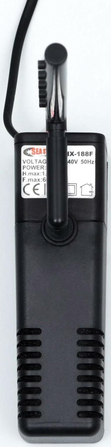 Фильтр внутренний Sea Star HX-188F, 600 л/ч, 8 Вт, с дождевальной флейтой
