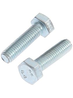 Болт с шестигранной головкой ТУНДРА krep, DIN933, М8х30, к.п. 8.8, оцинк., 5 кг (340 шт.)