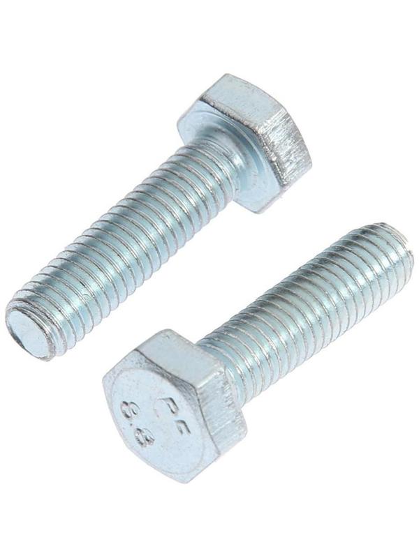 Болт с шестигранной головкой ТУНДРА krep, DIN933, М8х30, к.п. 8.8, оцинк., 5 кг (340 шт.)