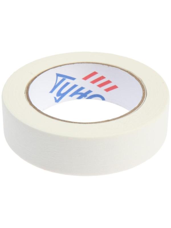 Лента малярная ТУНДРА, самоклеящаяся, бумажная основа, 120 мкм, 30 мм x 50 м
