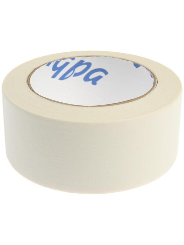 Лента малярная ТУНДРА, самоклеящаяся, бумажная основа, 120 мкм, 48 мм x 50 м