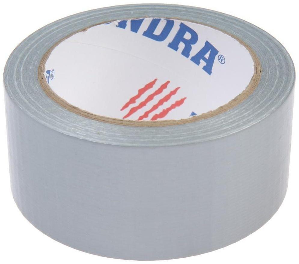 Лента армированная ТУНДРА, самоклеящаяся, стеклотканевая, 160 мкм, 48 мм x 25 м