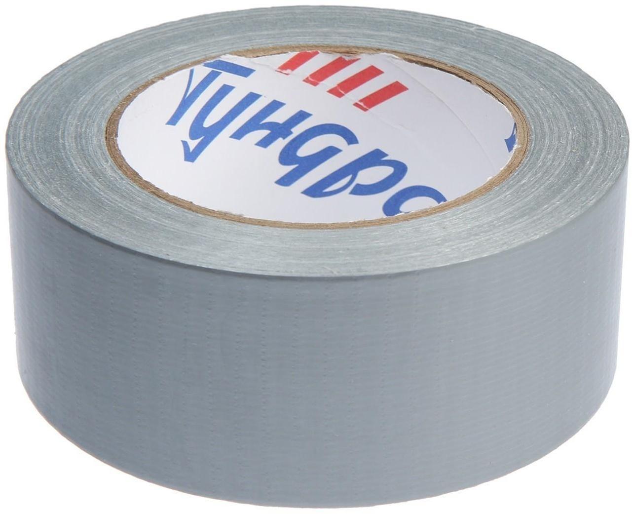 Лента армированная ТУНДРА, самоклеящаяся, стеклотканевая, 160 мкм, 48 мм x 40 м