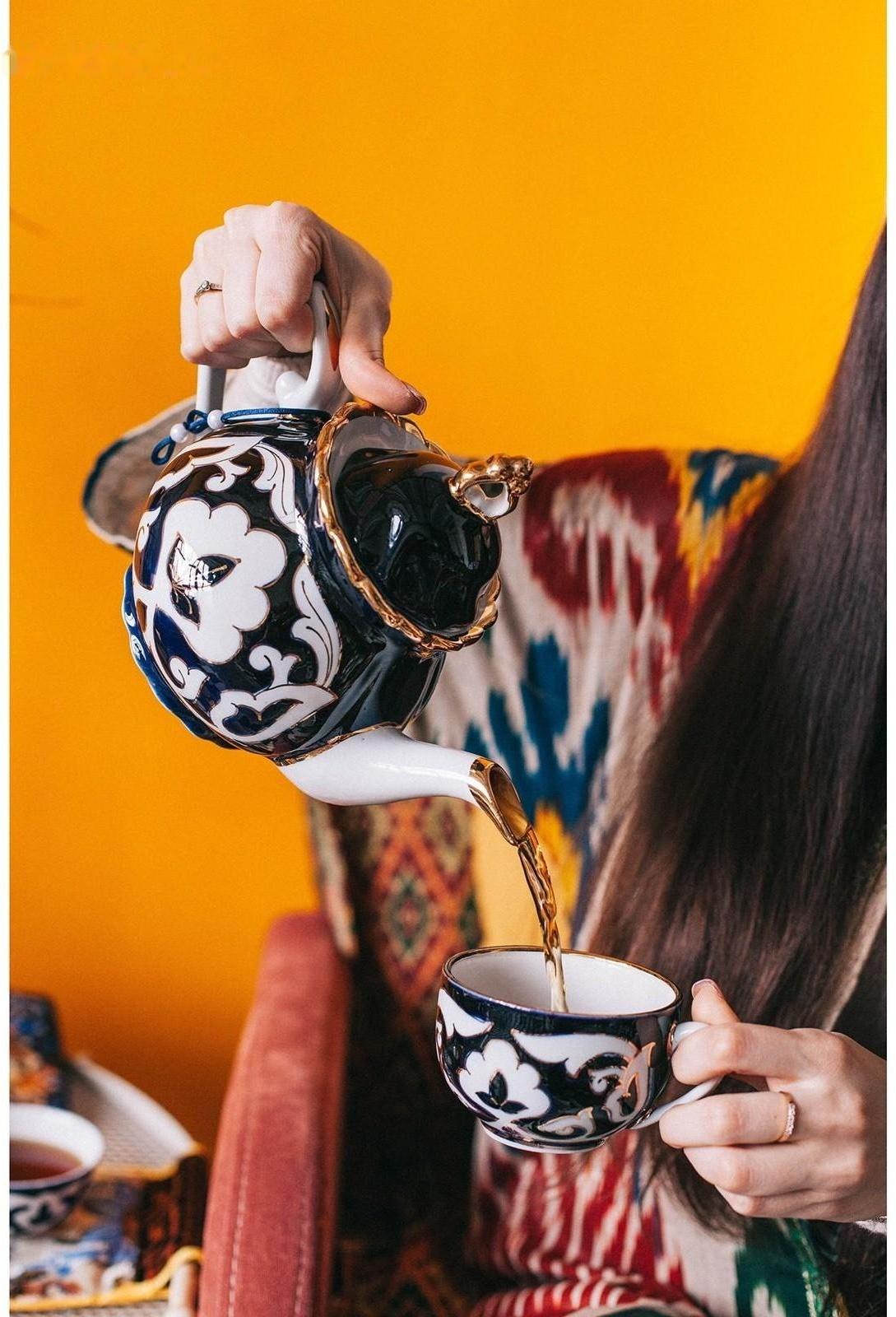 Чайник Слоник 0,9 л 5001 Пахта в золоте