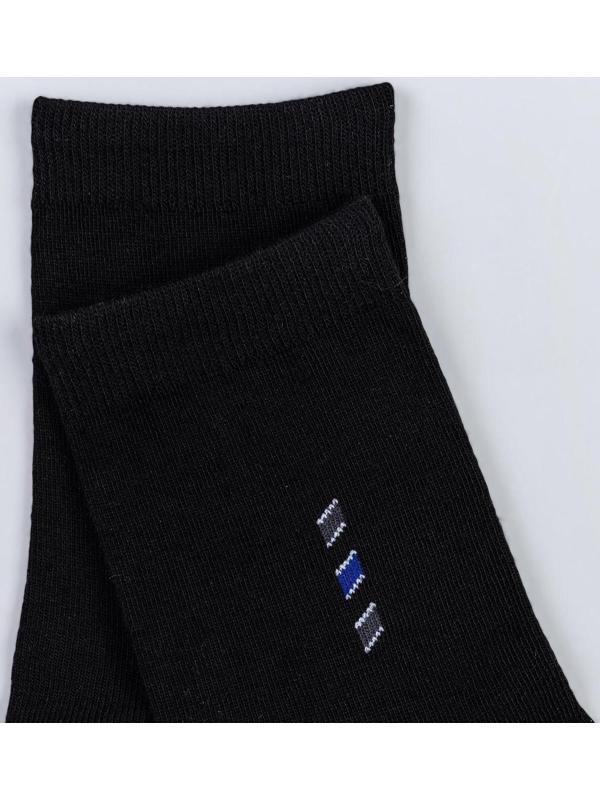 Носки мужские, цвет чёрный, размер 25-27