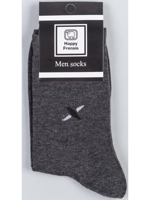 Носки мужские, цвет графит, размер 25