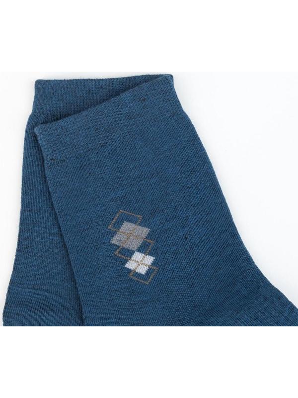 Носки мужские, цвет джинс, размер 27-29