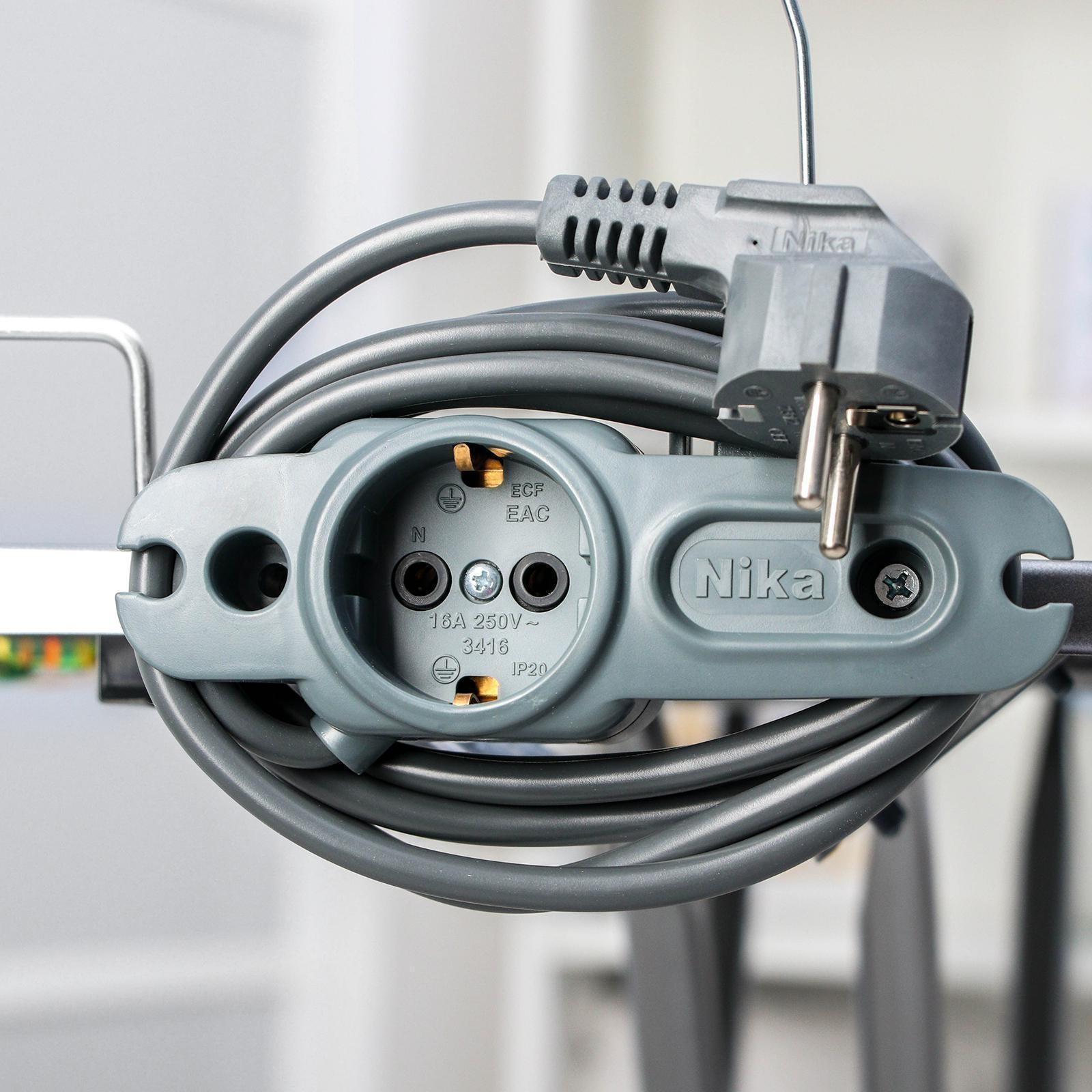 Доска гладильная Nika «Эльза де люкс», 122×40 см, металл, регулируемая высота до 93 см рисунок МИКС